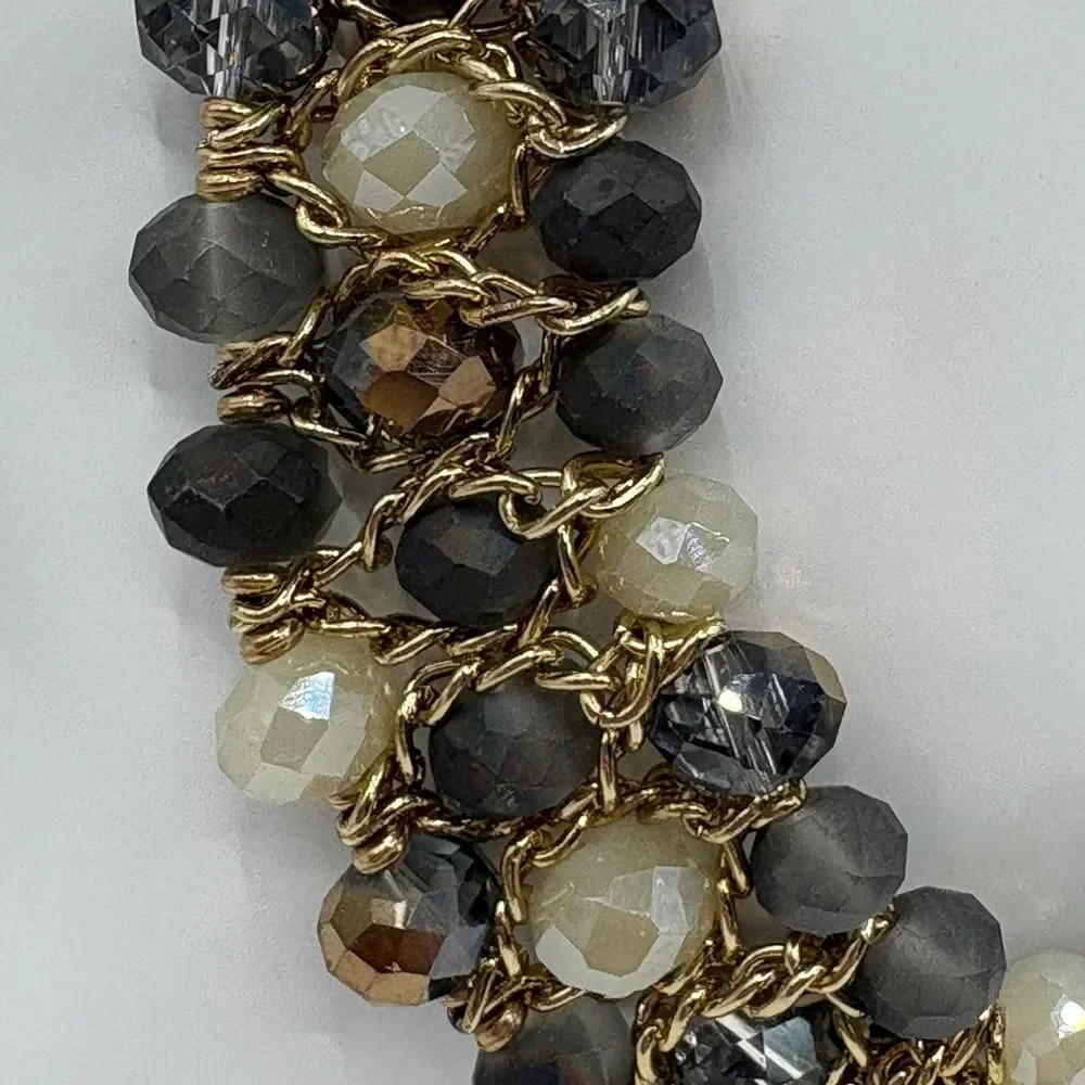 Multicolored Layered Beaded Necklace